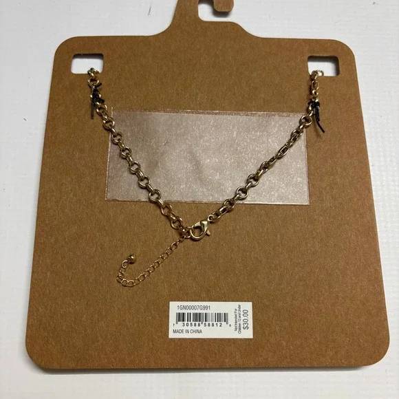 Wholesale Lot of 4 NEW 1st & Gorgeous by Carolee Navy & Red Statement Necklace - Picture 2 of 2